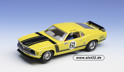 SCALEXTRIC Ford Mustang - yellow # 61
